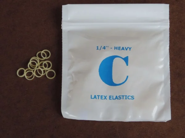 Heavy 1/4″ Ortho Rubber Bands (100/pkg) 103H