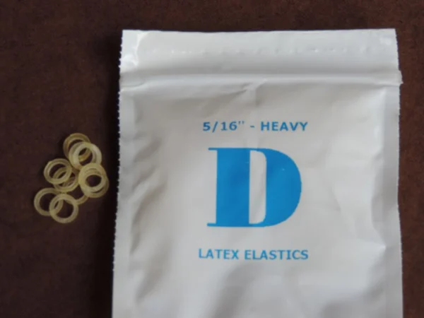 Heavy 5/16″ Ortho Rubber Bands  (100/pkg)