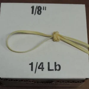 1/8″ 1/4 lb box Tan Super Sport Rubber