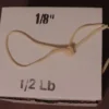 1/8″ 1/2 lb box,Tan Super Sport Rubber