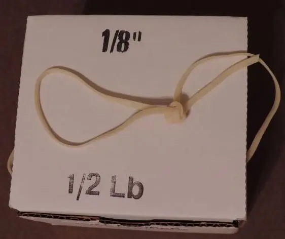 1/8″ 1/2 lb box,Tan Super Sport Rubber