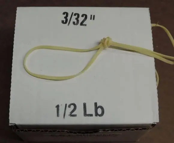 3/32″1/2 lb box, Tan Super Sport Rubber
