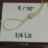 3/16″ 1/4 lb box, Tan Super Sport Rubber