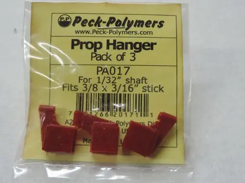 Stick Model Prop Hanger – bearings fit on 3/8″ x 3/16″ motor sticks. (pkg qty 6)