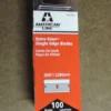 Extra Keen Blades 100/box, blue high carbon steel .009″ special triple-facet edge for critical cuts