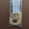 1/16″ X 16′  Mini Tan Super Sport Rubber packet - a 3 pack set
