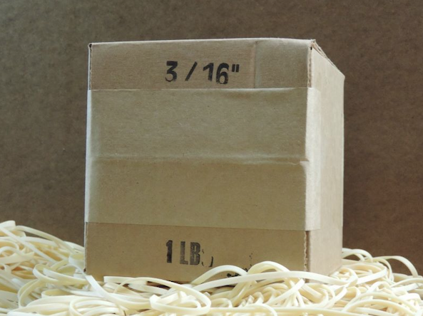 3/16″ 1 lb box, Tan Super Sport Rubber
